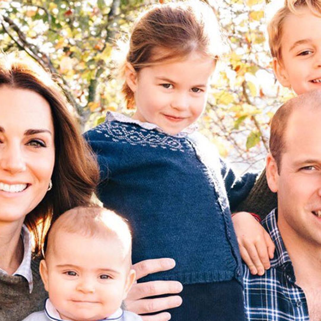 Princess Charlotte wears Prince George’s hand-me-down in Christmas family photo