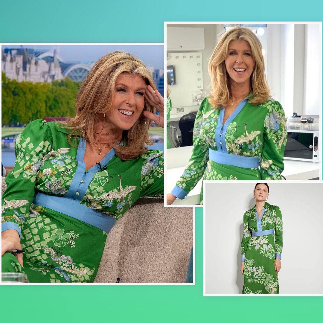 Kate Garraway is an absolute vision in a designer-looking Monsoon dress