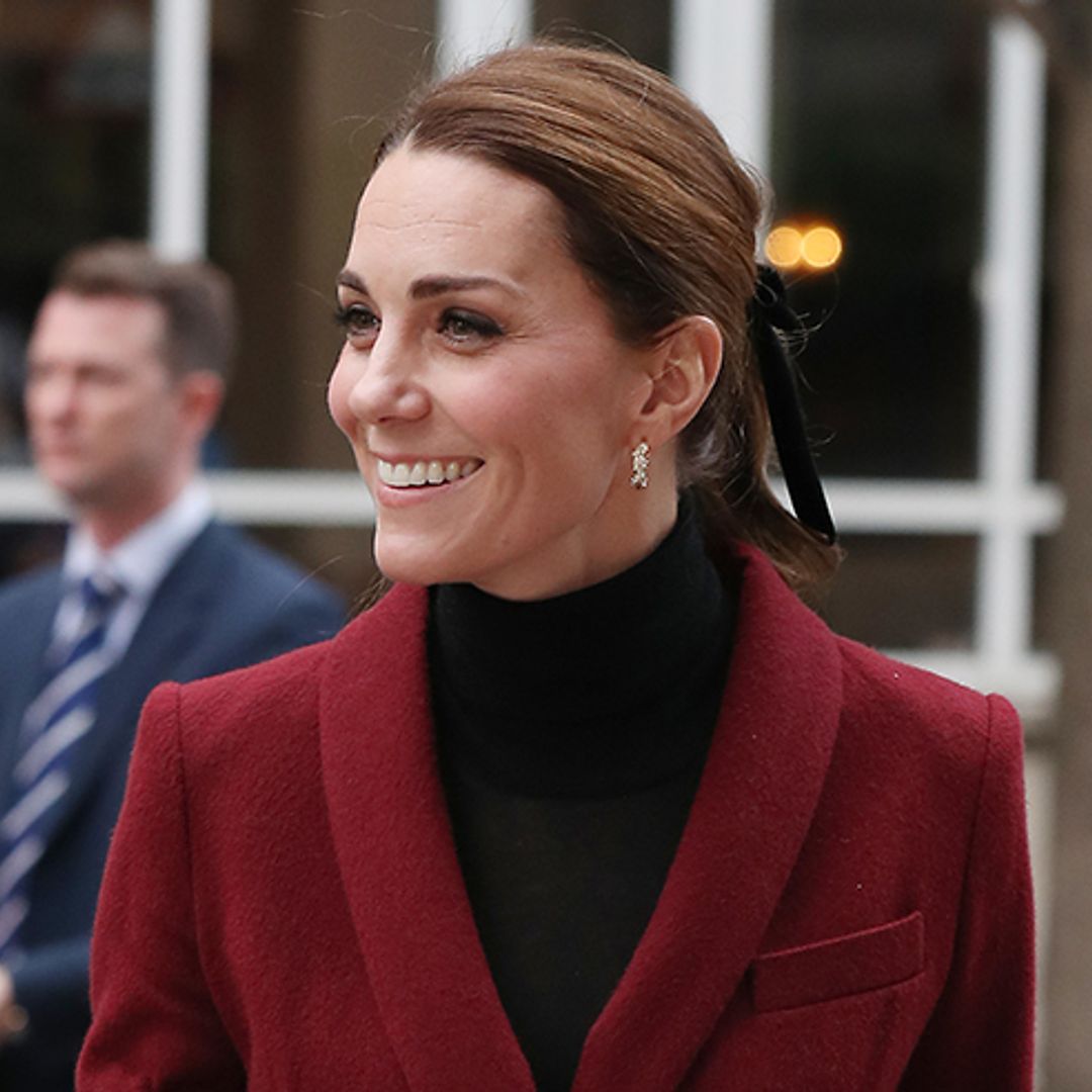 Kate Middleton surprises students and staff at UCL for caring visit – live updates