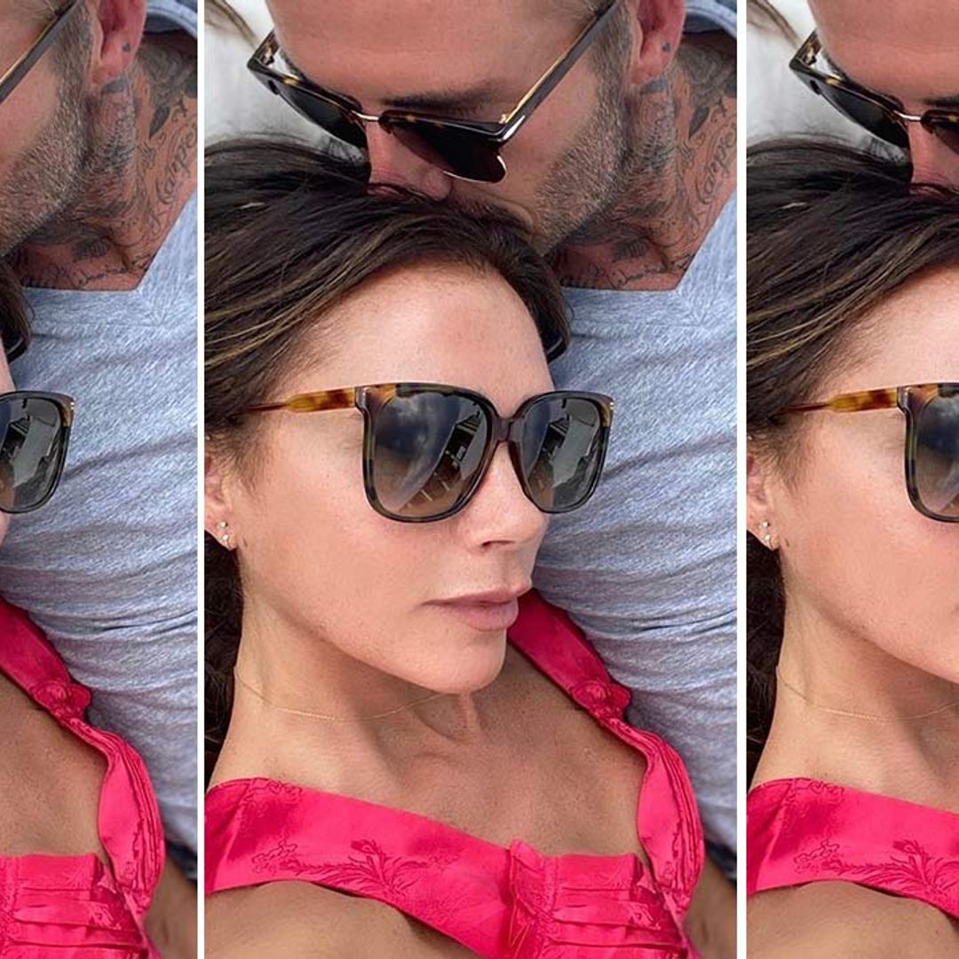 Victoria Beckham makes jaws drop in romantic pink dress for date night with David