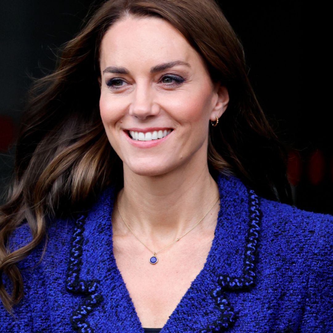 H&M's blue statement blazer fits right in with Princess Kate's wardrobe