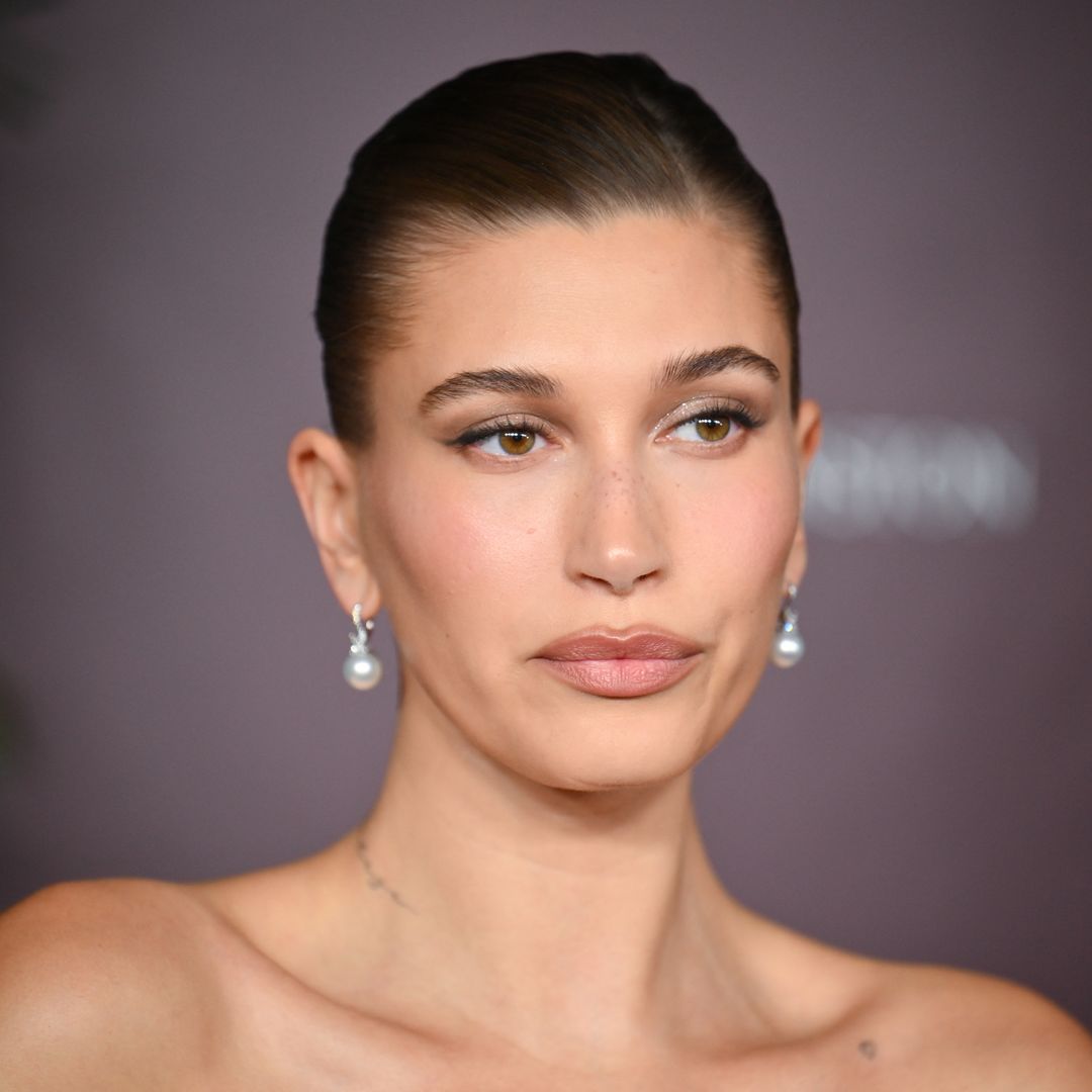 Hailey Bieber perfects cool-girl casual style in vintage jumper and jeans