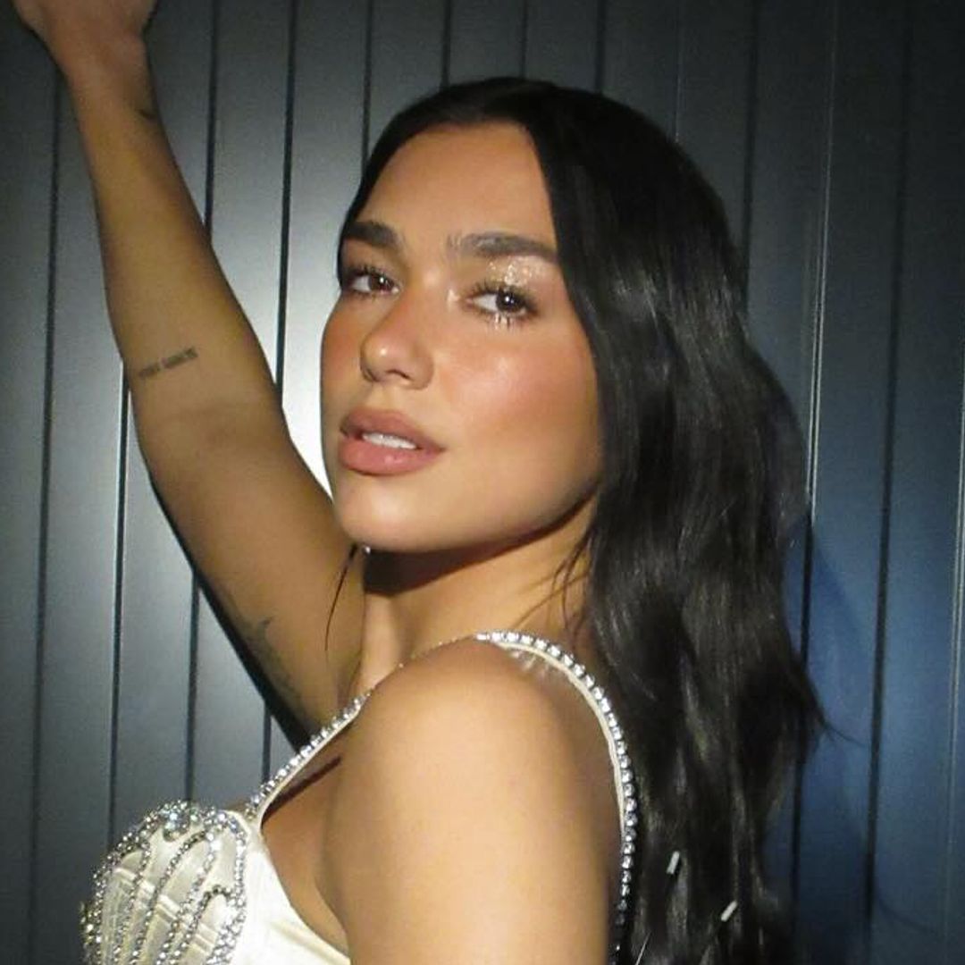 Dua Lipa has the perfect Y2K It-girl moment in chainmail cut-out dress