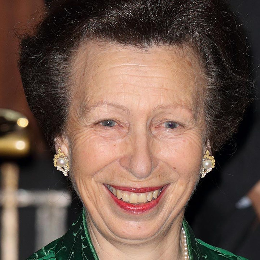 Princess Anne looks cheery in bold scarf for first royal appearance of the year