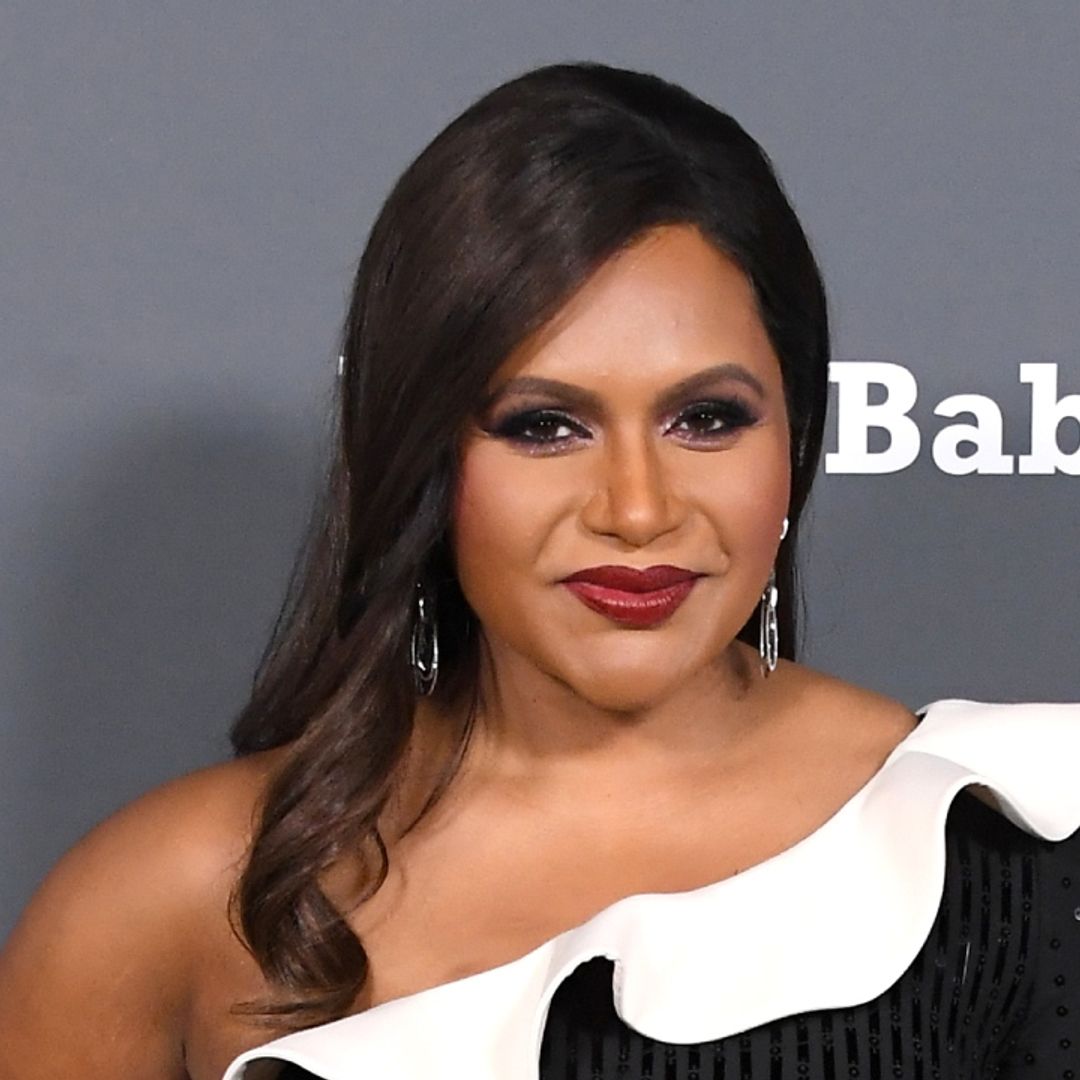 Mindy Kaling turns heads with eye-catching neon and leather combo for fun night out