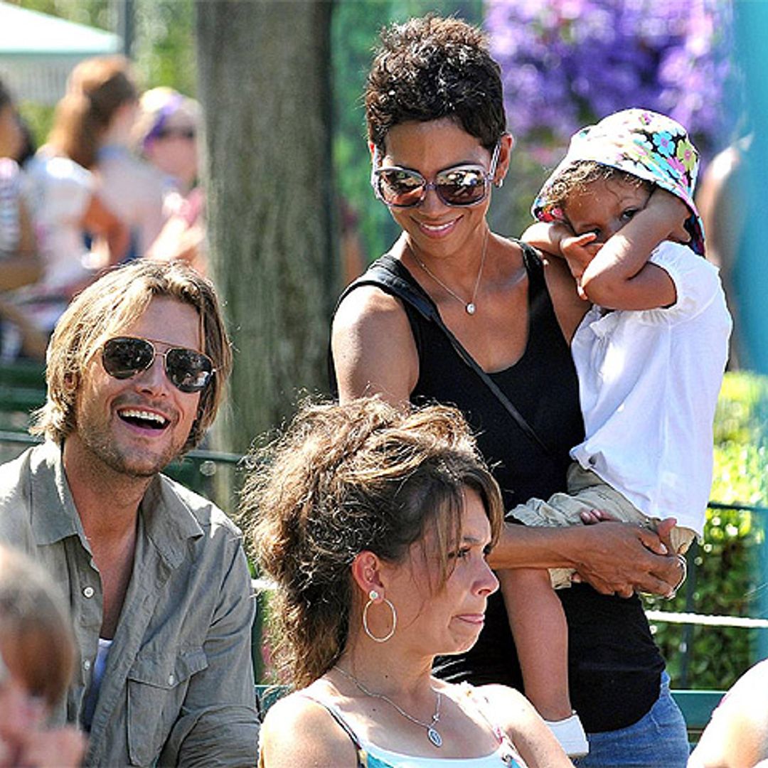Life after love for Halle Berry and Gabriel as they treat Nahla to Disneyland day