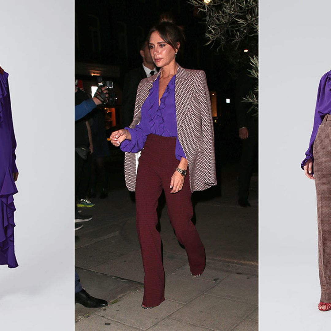 Victoria Beckham's new spring collection just dropped - and purple is her latest obsession
