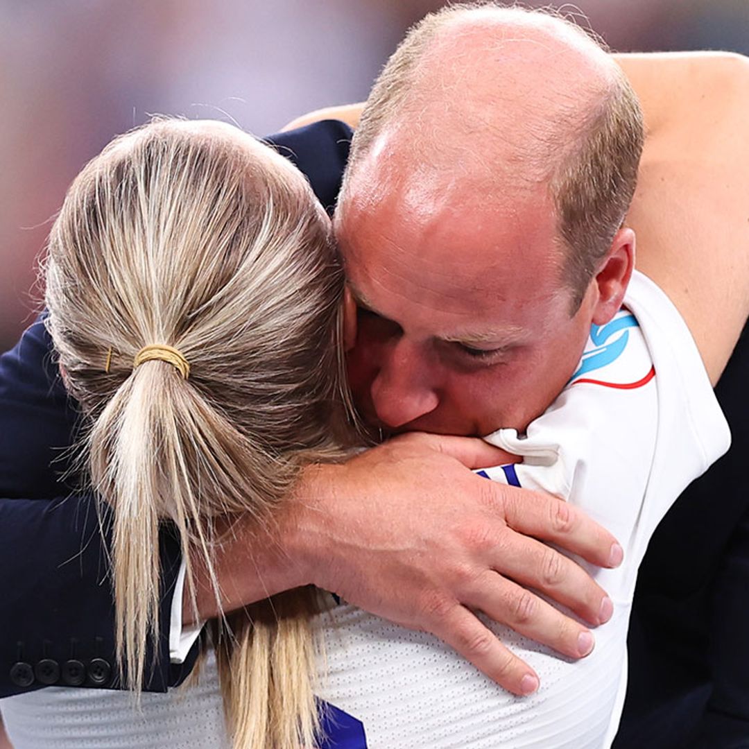 Prince William's sweet words to Lioness captain Leah Williamson revealed as they hugged at final