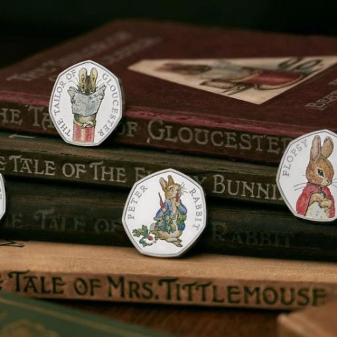 The Royal Mint unveils 4 new Beatrix Potter 50p coins - find out how much they're worth