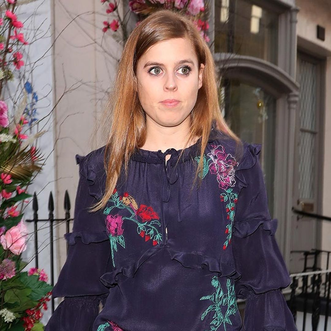 Princess Beatrice takes stepson Wolfie shopping in London