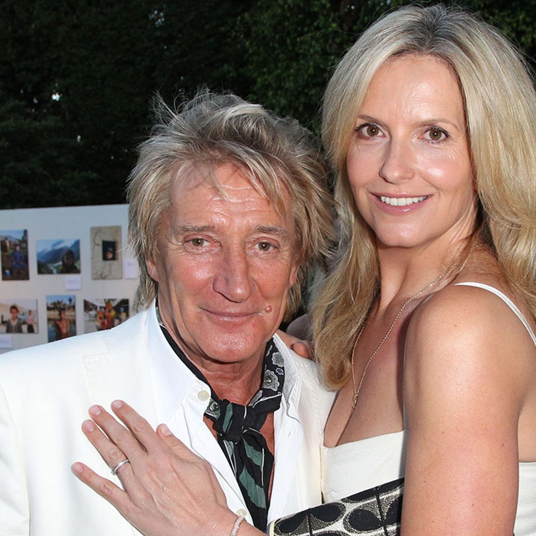 Rod Stewart and Penny Lancaster share incredible throwback photo - and they look the same!