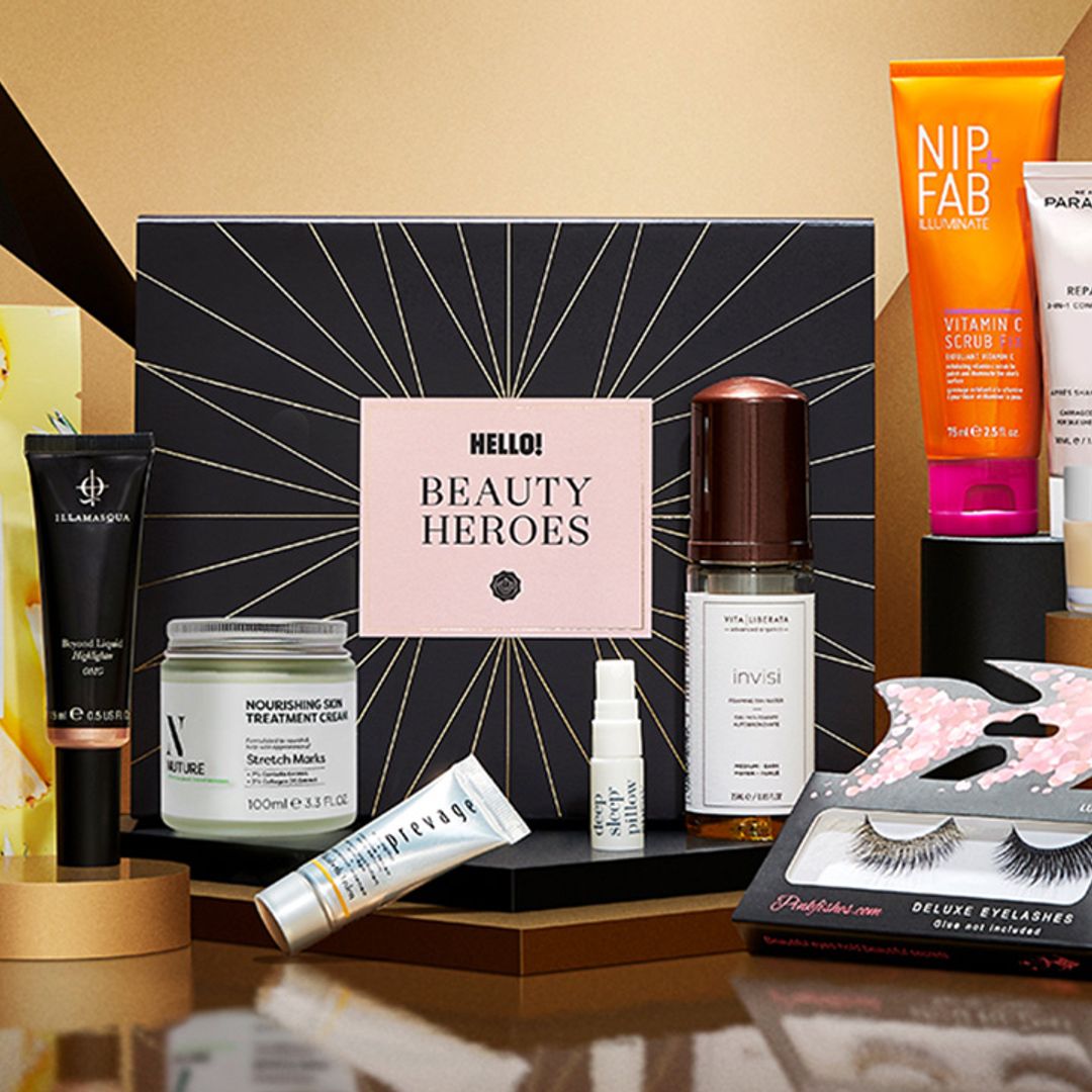 Get 40% off our Beauty Heroes box with £100 worth of products now just £21!
