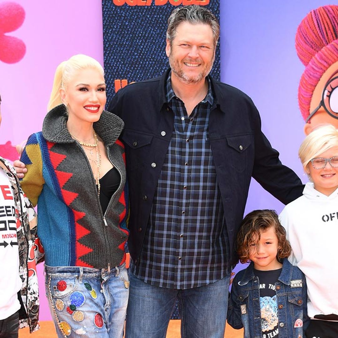 Gwen Stefani shares rare picture with all three of her sons after marriage to Blake Shelton