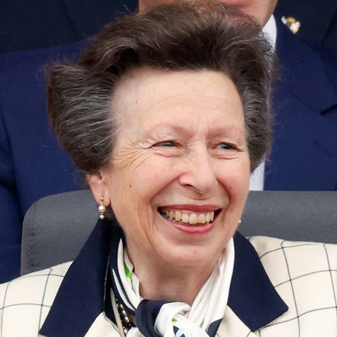 Princess Anne surprises in seriously elegant cream jacket and striking red lipstick