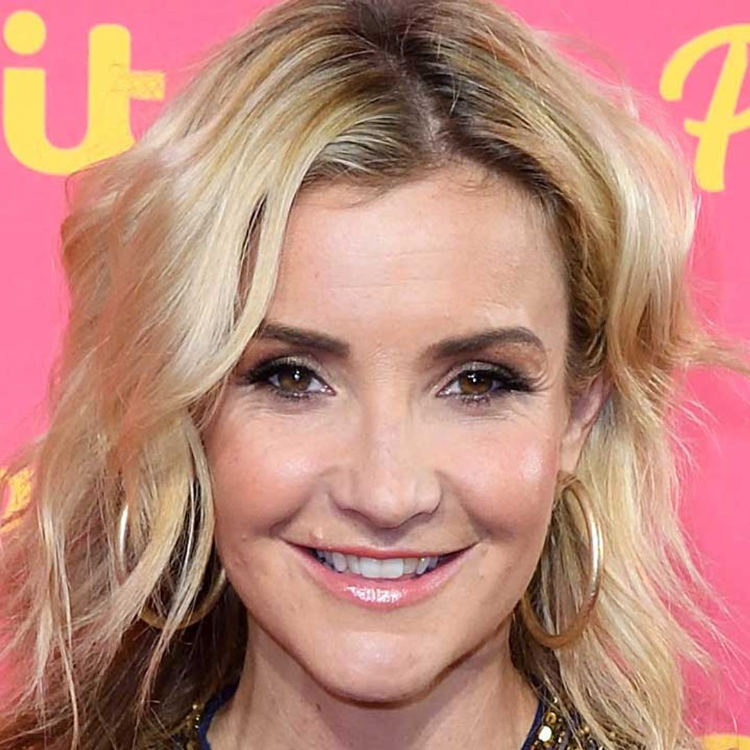 Helen Skelton flashes toned midriff in flirty crop top and baby pink flares