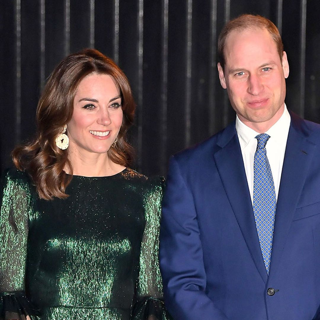 Kate Middleton stuns in metallic green dress for first Ireland evening engagement