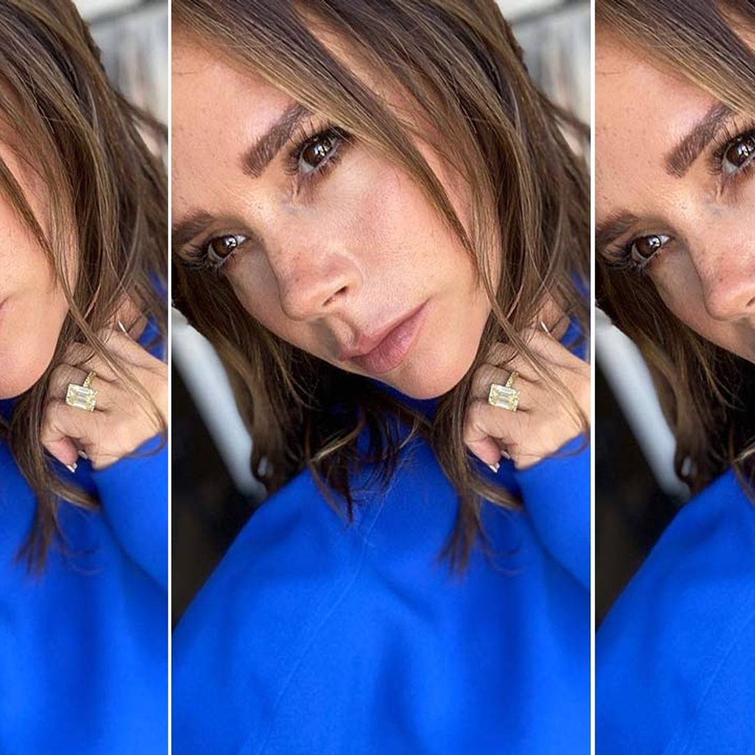 Victoria Beckham's eye-popping blue dress leaves fans speechless