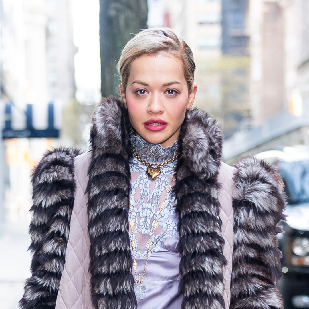 Rita Ora’s lingerie-inspired mini dress proves the négligée trend is here to stay in 2026