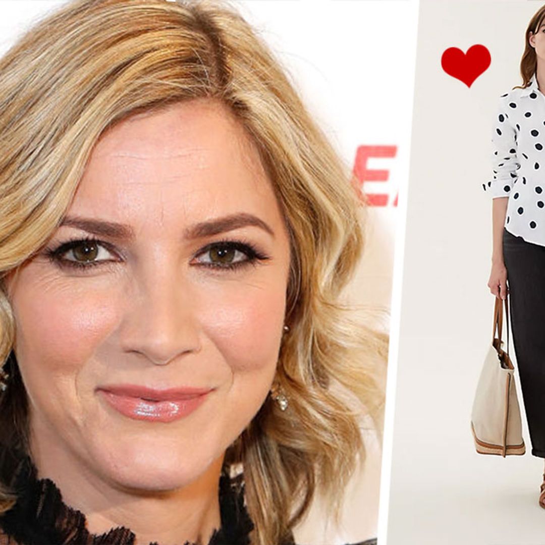 Lisa Faulkner's Marks & Spencer spotty blouse is back in stock - and you will want it