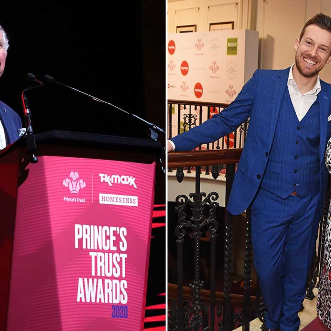 Prince Charles asks Chris Ramsey about Strictly training regime at Prince's Trust Awards