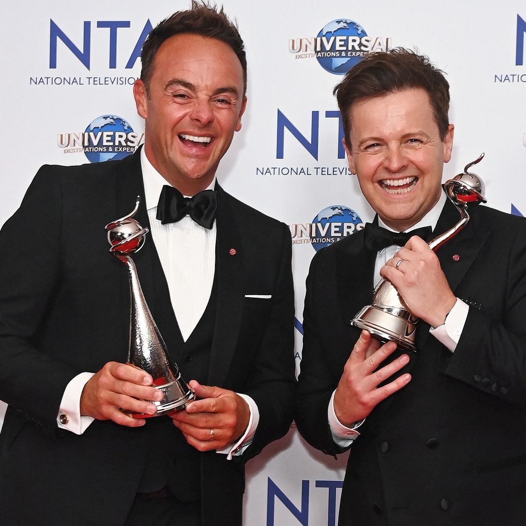 Ant and Dec give rare shoutout to wives and children in heartfelt speech after big win
