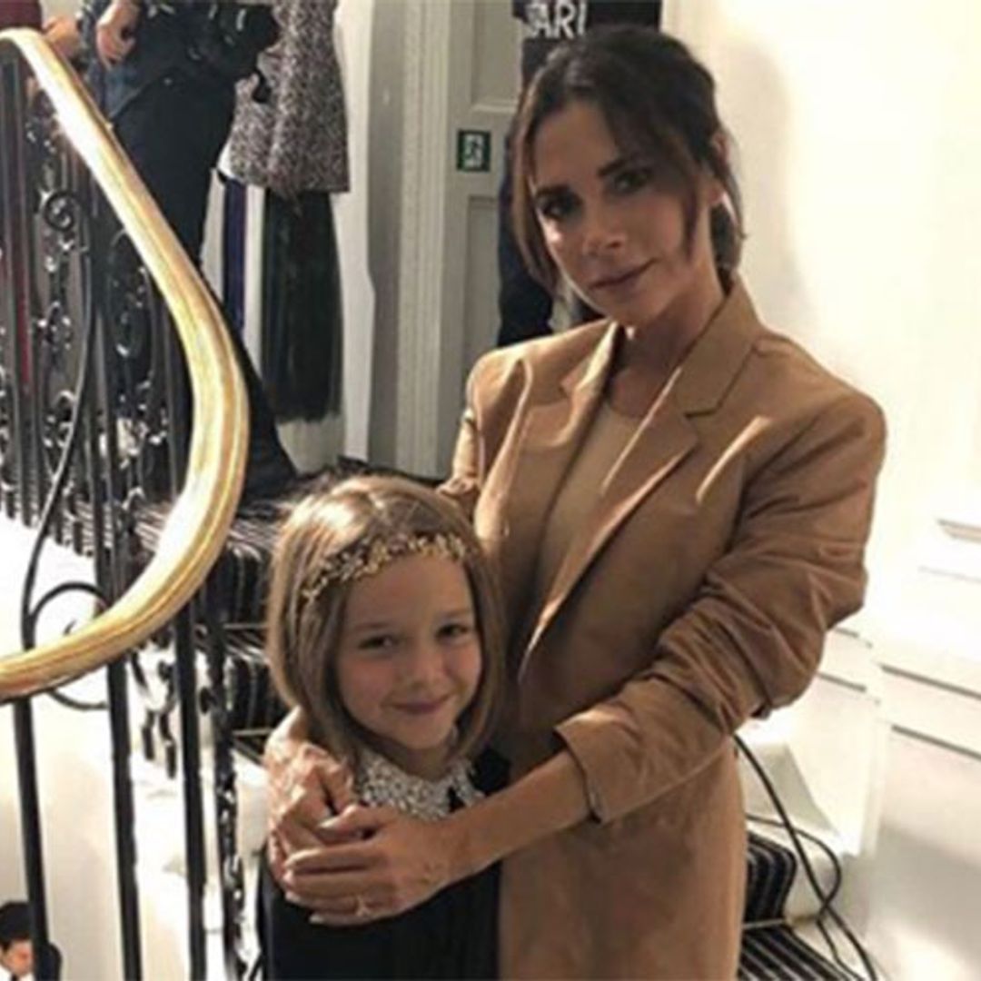 Victoria Beckham looks just like Harper in never-before-seen childhood photo
