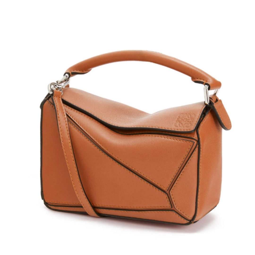Mini Puzzle bag in classic calfskin - Loewe 