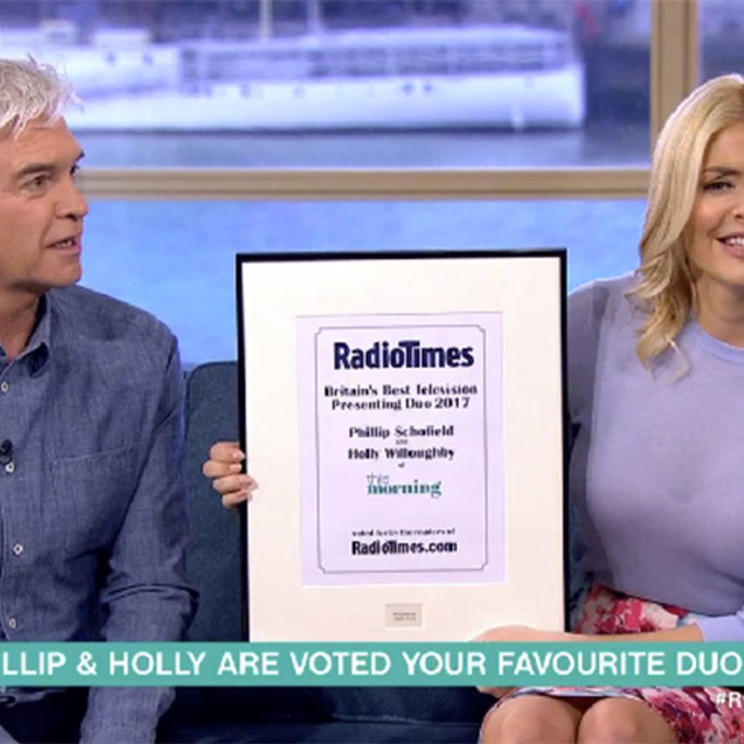 Holly Willoughby and Phillip Schofield shocked after beating Ant and Dec for 'Best Presenting Duo'