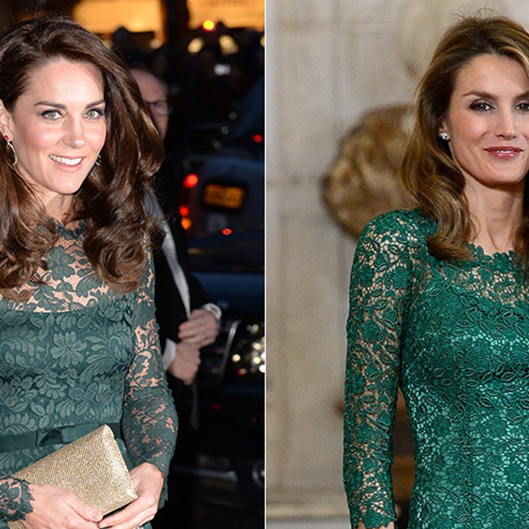 Royal style: all the times Kate and Letizia matched on the fashion front