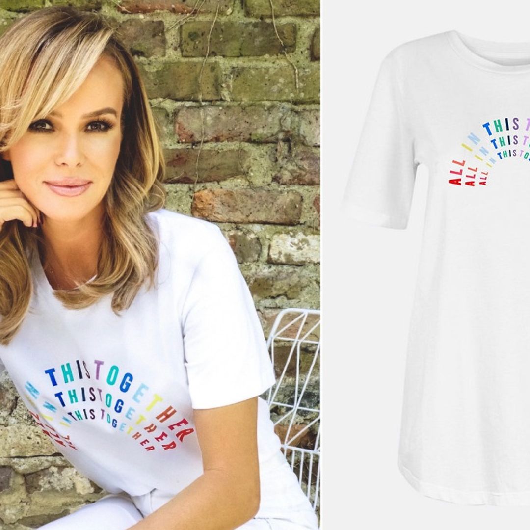 Amanda Holden's Marks & Spencer charity tee is the perfect choice to celebrate her new single