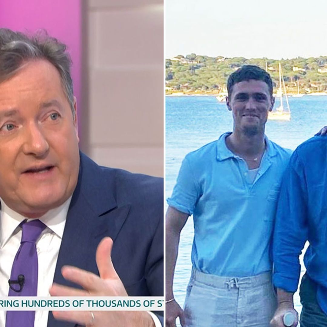 Piers Morgan's sons come to his rescue after horrific injury
