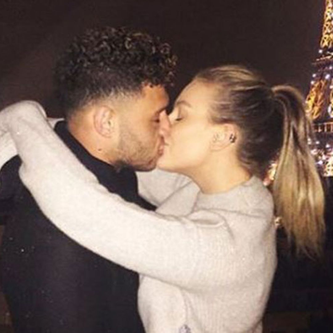 Perrie Edwards shares tender kiss with boyfriend Alex Oxlade-Chamberlain in this sweet picture