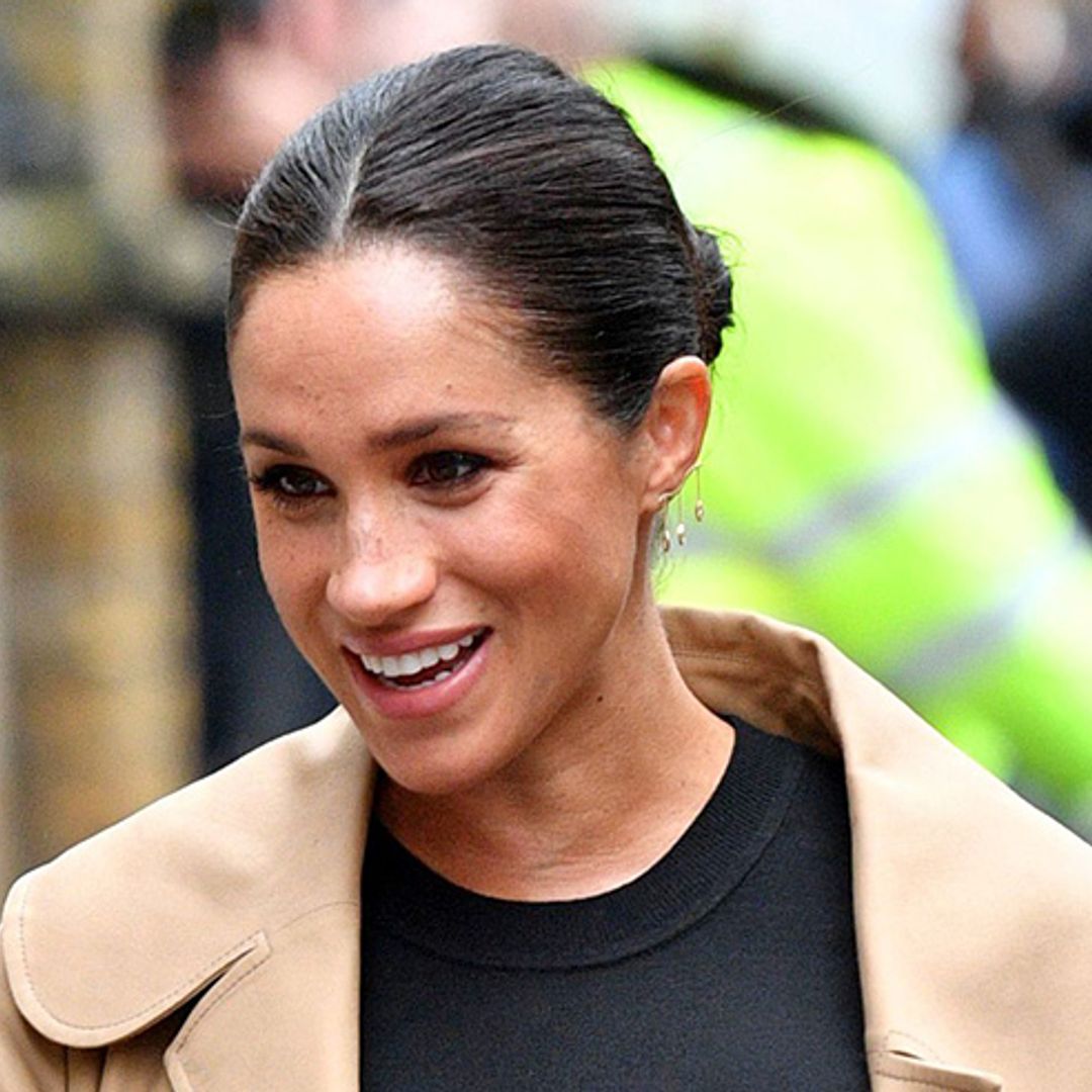 Pregnant Meghan Markle stuns at Smart Works - and wait 'til you see her fierce shoes!