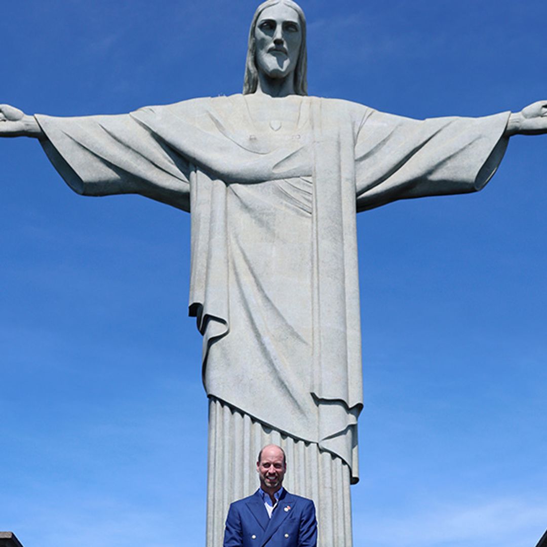 Prince William follows in Princess Diana's footsteps at Brazilian landmark