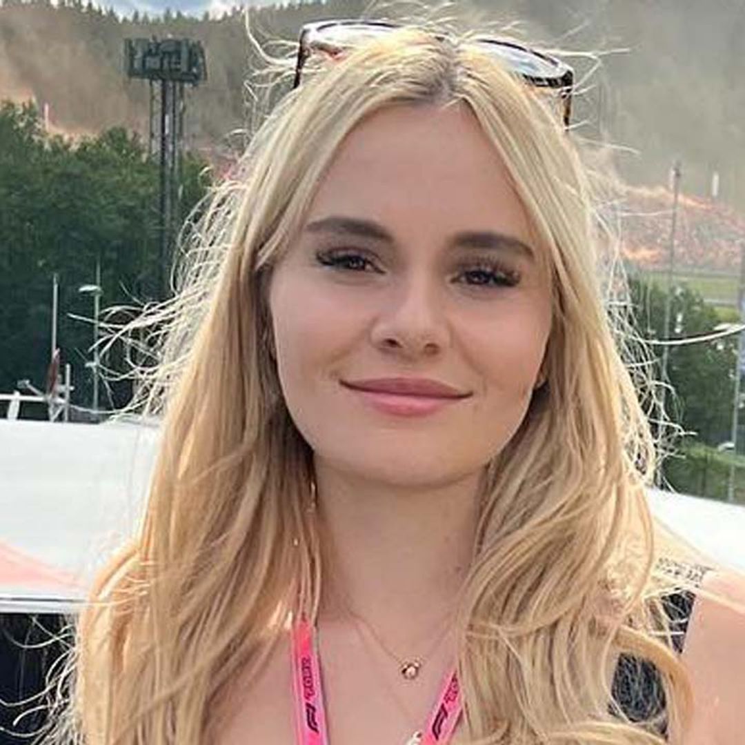 Holly Ramsay looks effortlessly chic in velvet shorts and ab-baring crop top at Austrian Grand Prix