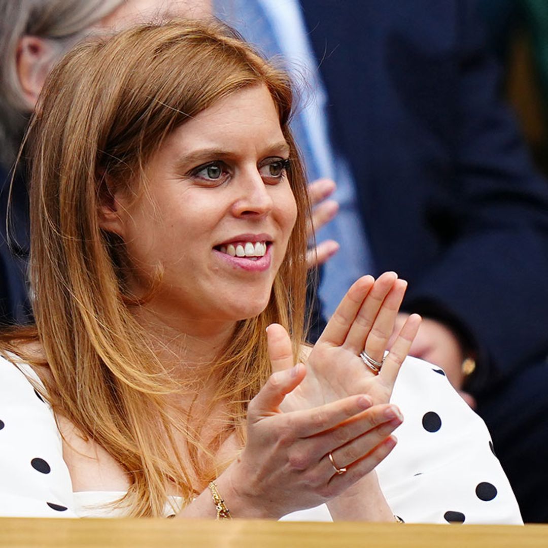 Princess Beatrice takes part in fun children's activity ahead of birth of first child