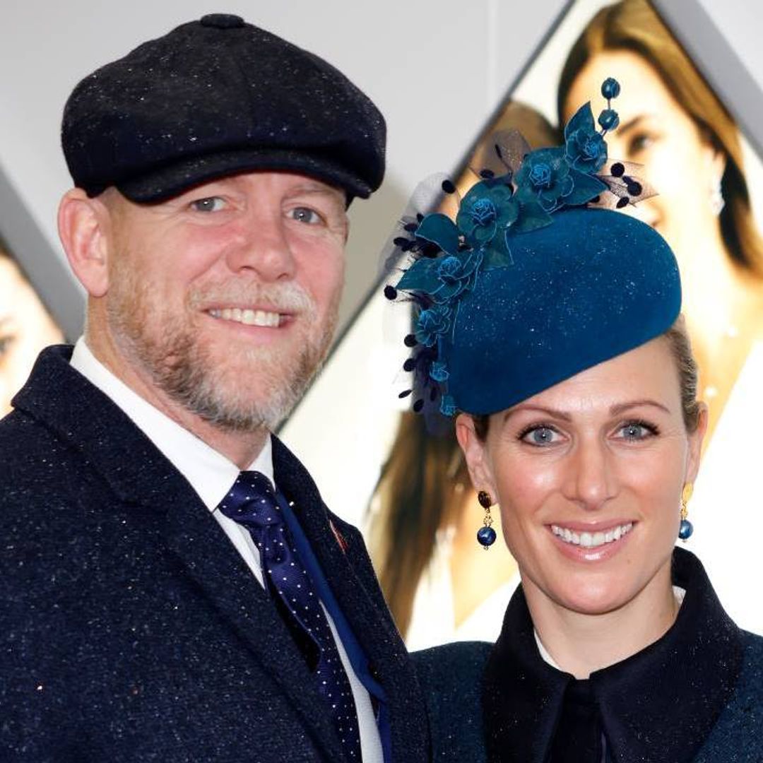 Zara Tindall's husband Mike Tindall dotes on children as they support her during special event