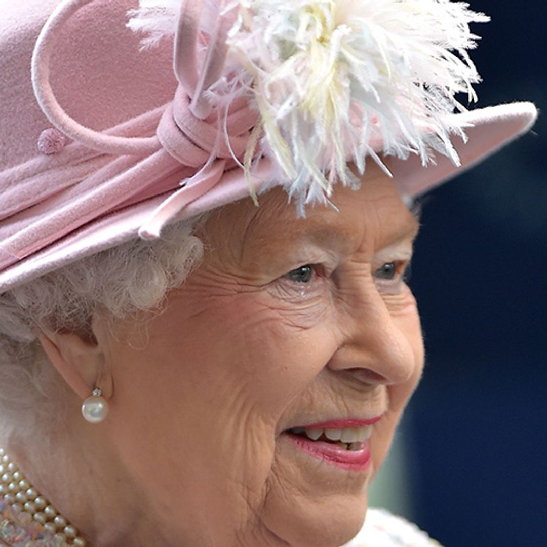 The Queen is radiant in pink at Ascot races