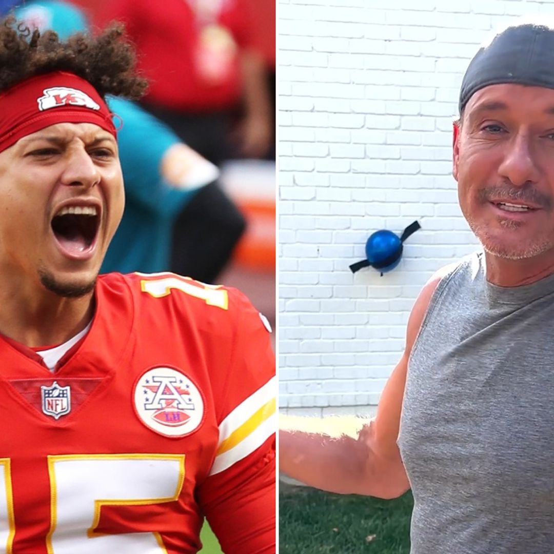 Tim McGraw thrills fans as he takes on NFL star Patrick Mahomes' challenge