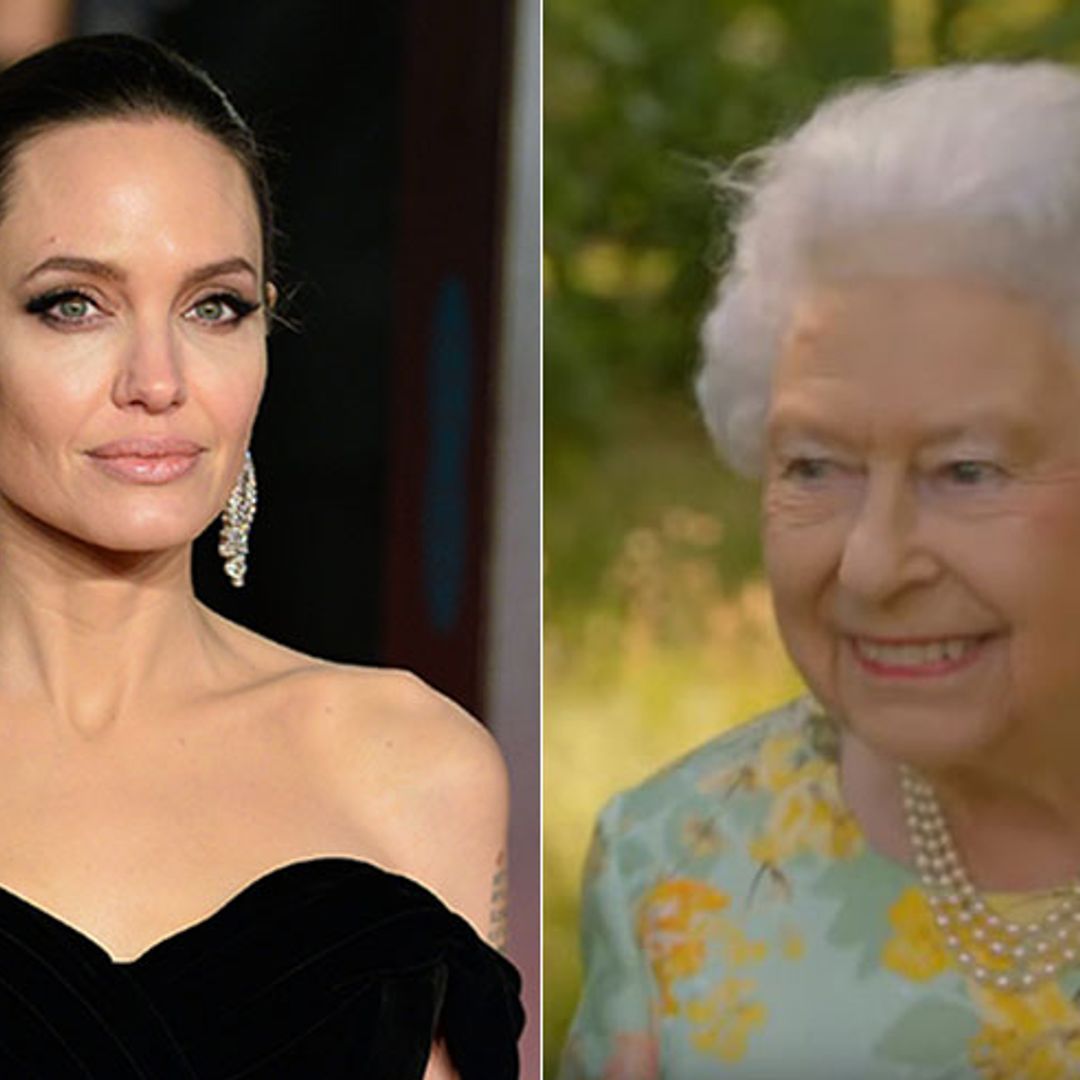 Why does Angelina Jolie appear in the Queen's new documentary?