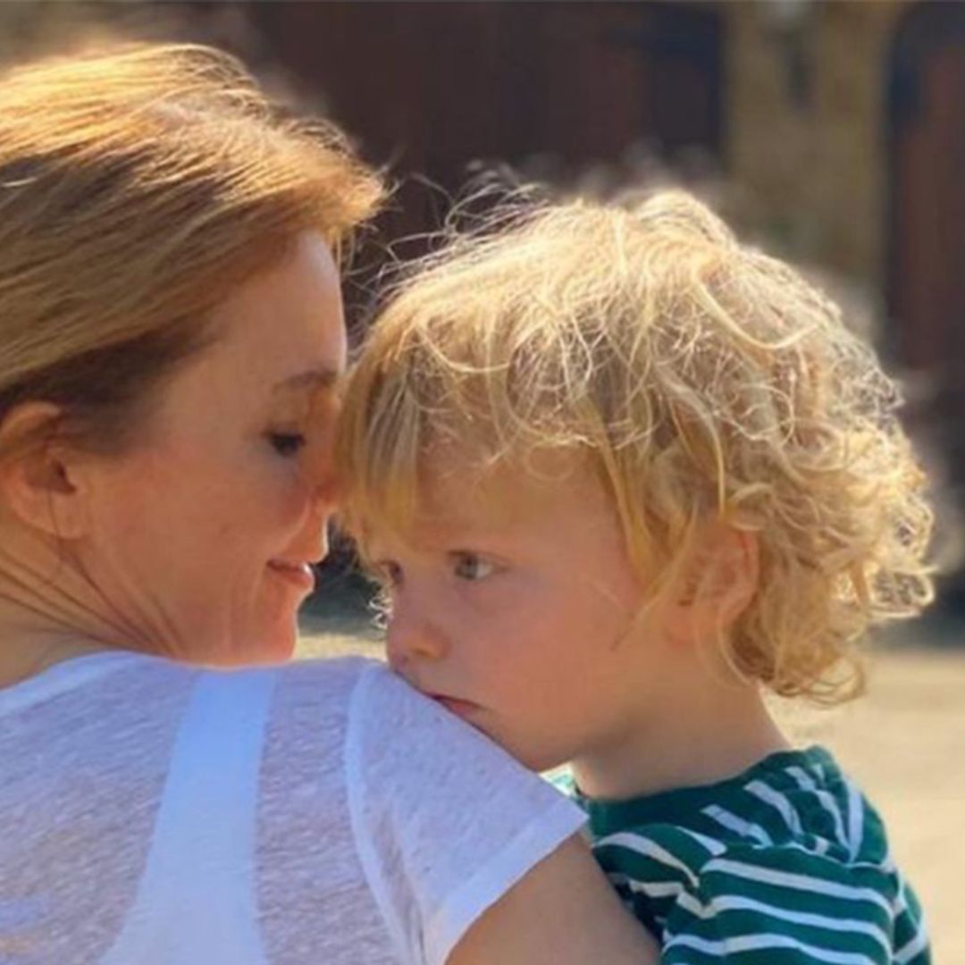 Geri Horner's son looks exactly the same as his famous mum in new photos