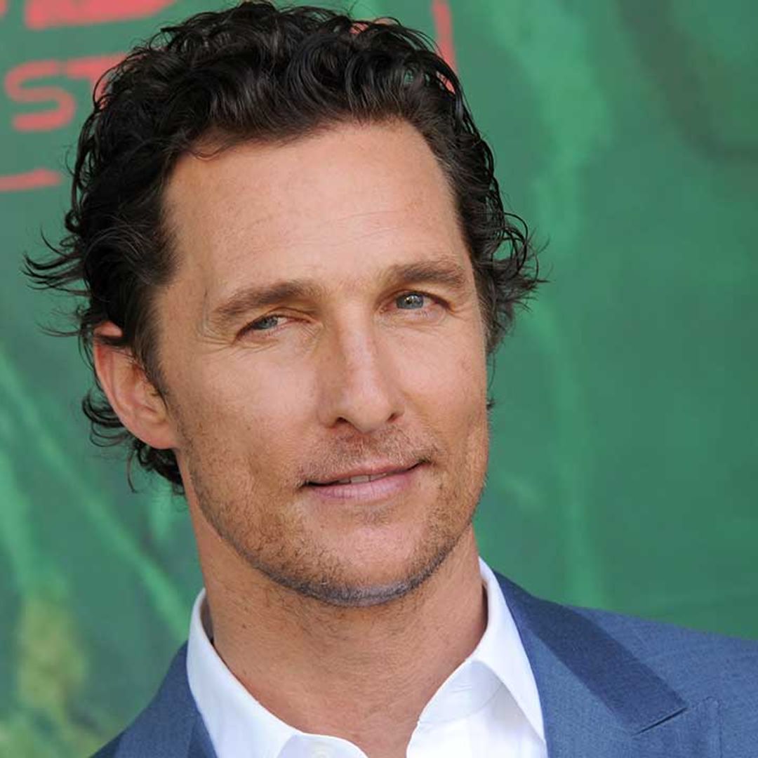 Matthew McConaughey bares all in cheeky photo – but fans are distracted