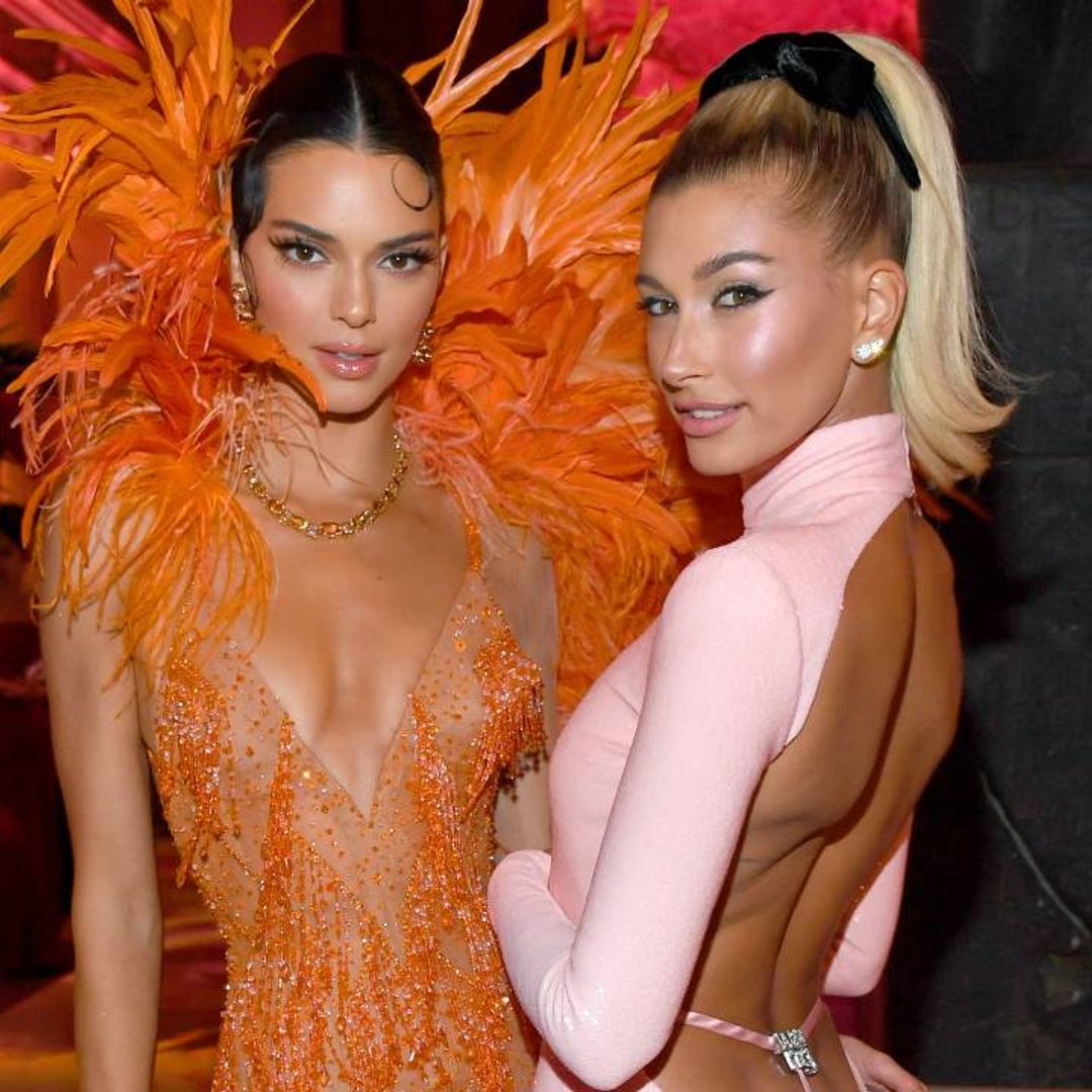 Hailey Bieber’s psychedelic pants stole the show on her vacation with Kendall Jenner