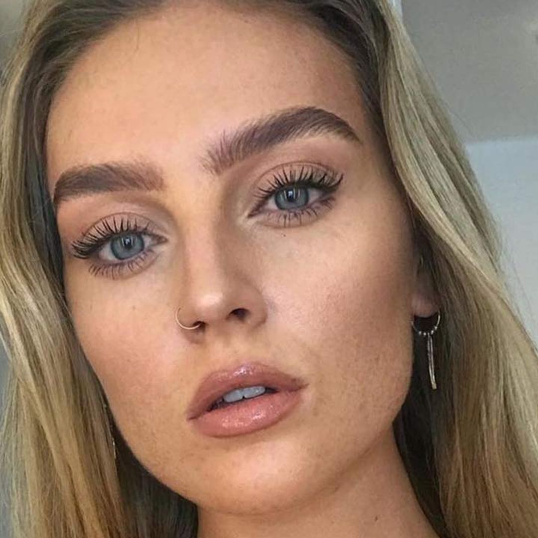 Perrie Edwards displays toned abs in her most relaxed look yet