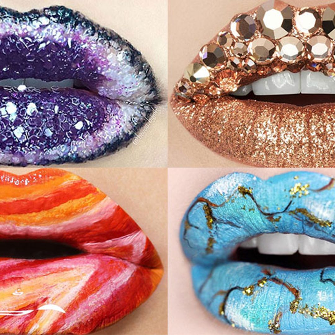 Gem stone lip art is the latest beauty craze to take Instagram by storm