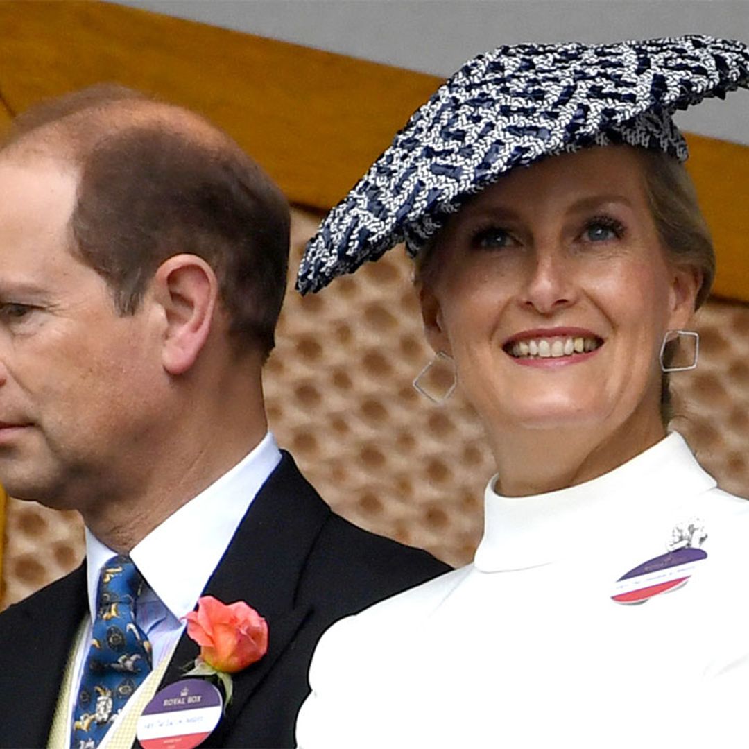 The Countess of Wessex's white Ascot dress steals the show in the Royal Box