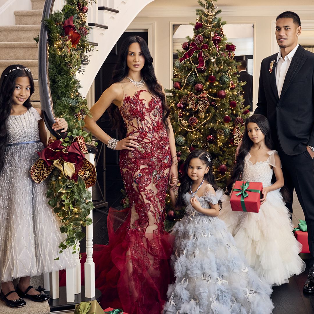 Alphonse Areola and wife Marrion Areola Valette open the doors to their stunning London home ahead of hosting their first Christmas