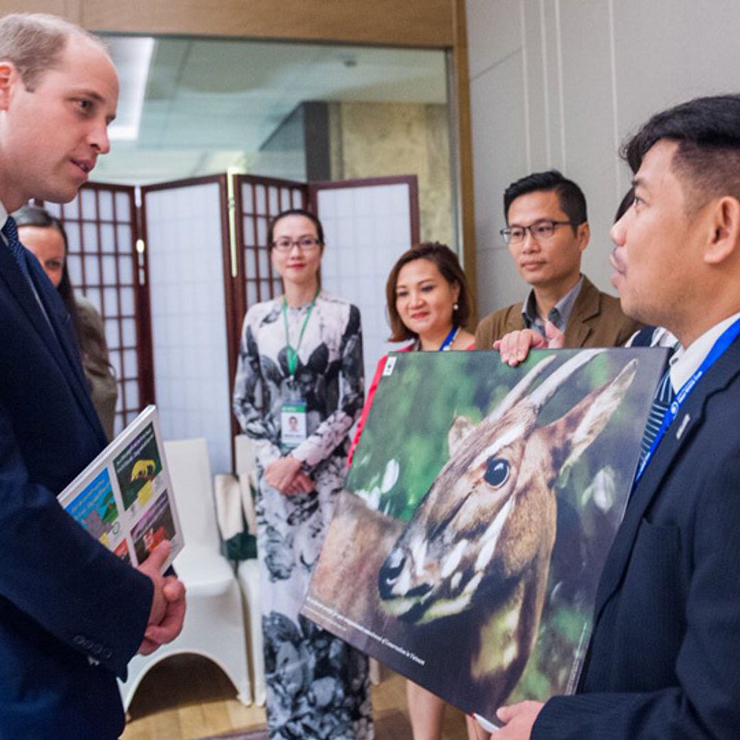 Prince William's whirlwind trip to Vietnam in photos