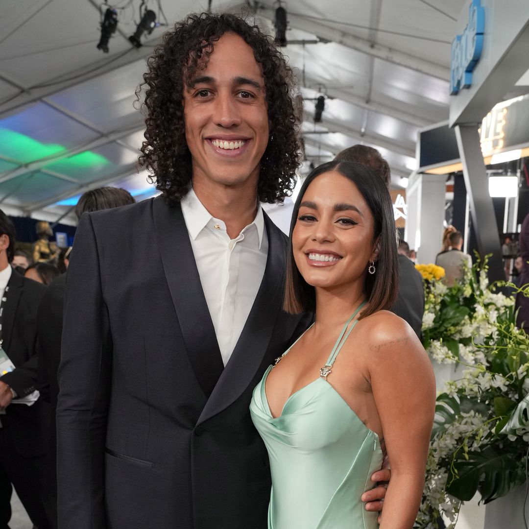 Vanessa Hudgens is glowing in first look at custom bridal gown for Tulum wedding to Cole Tucker