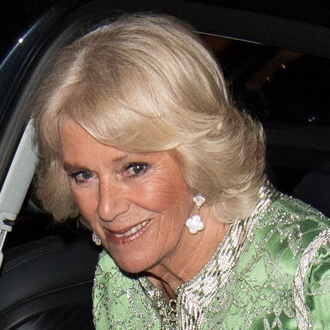 The Duchess of Cornwall wore a kaftan to a black-tie event & TOTALLY pulled it off